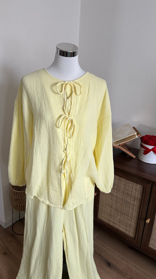 Musselinzweiteiler KHADIJA YELLOW