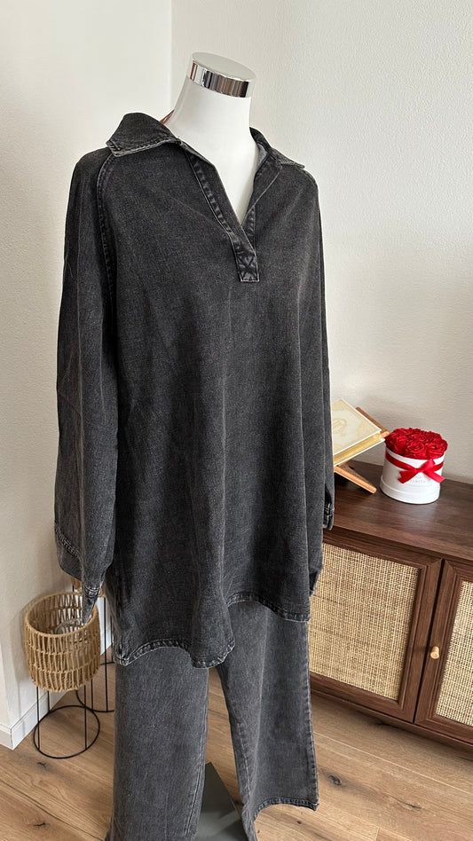 Jeanszweiteiler BLACK