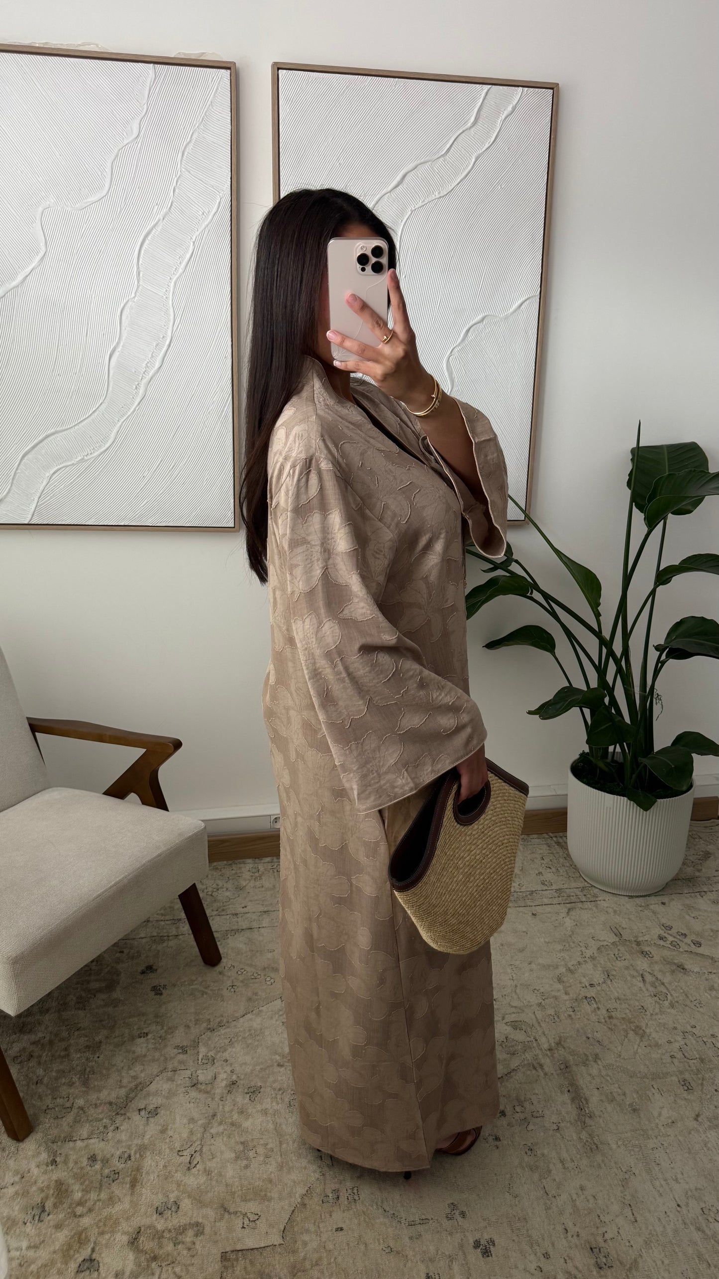 Abaya NIYA TAUPE
