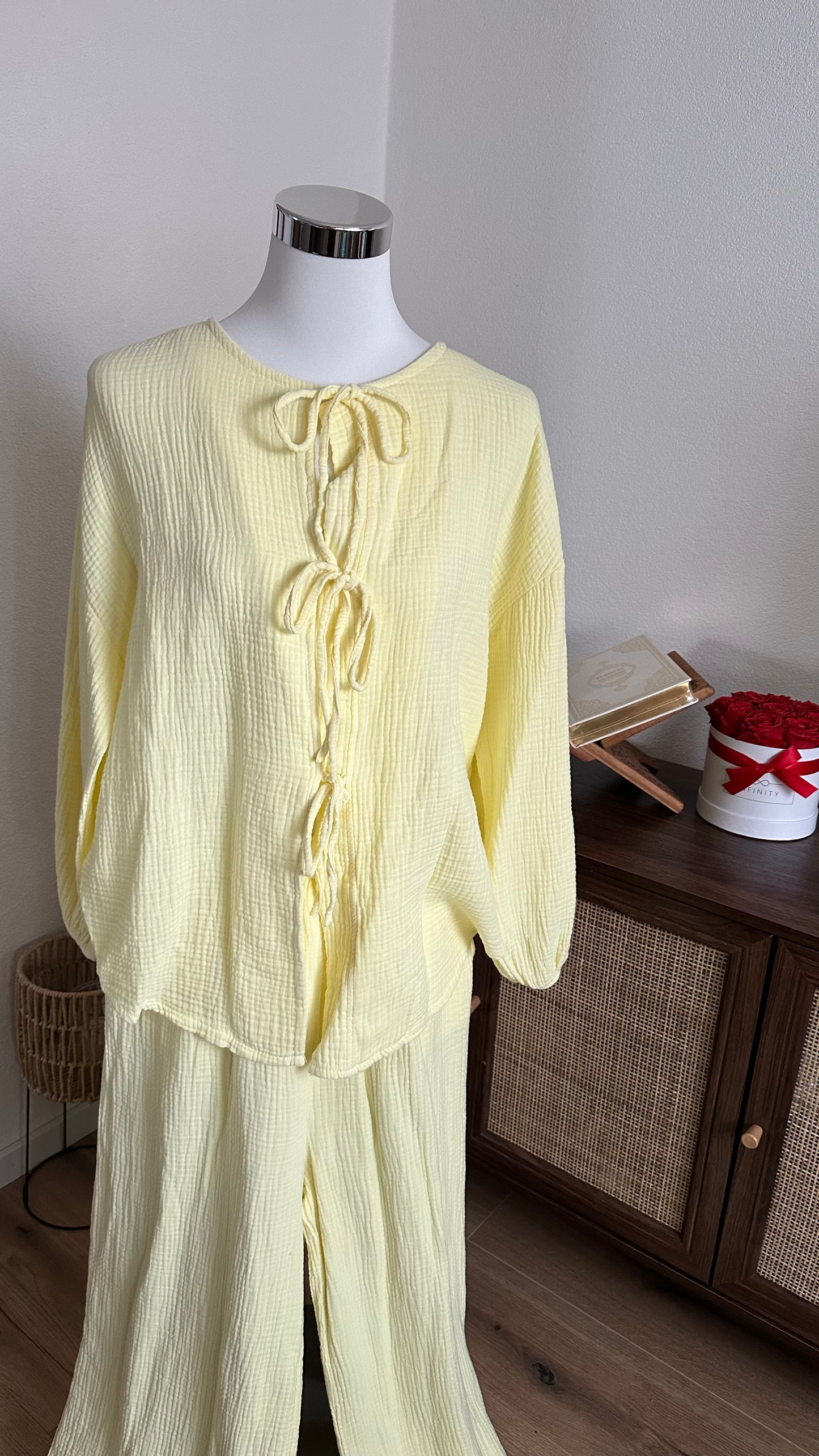 Musselinzweiteiler KHADIJA YELLOW