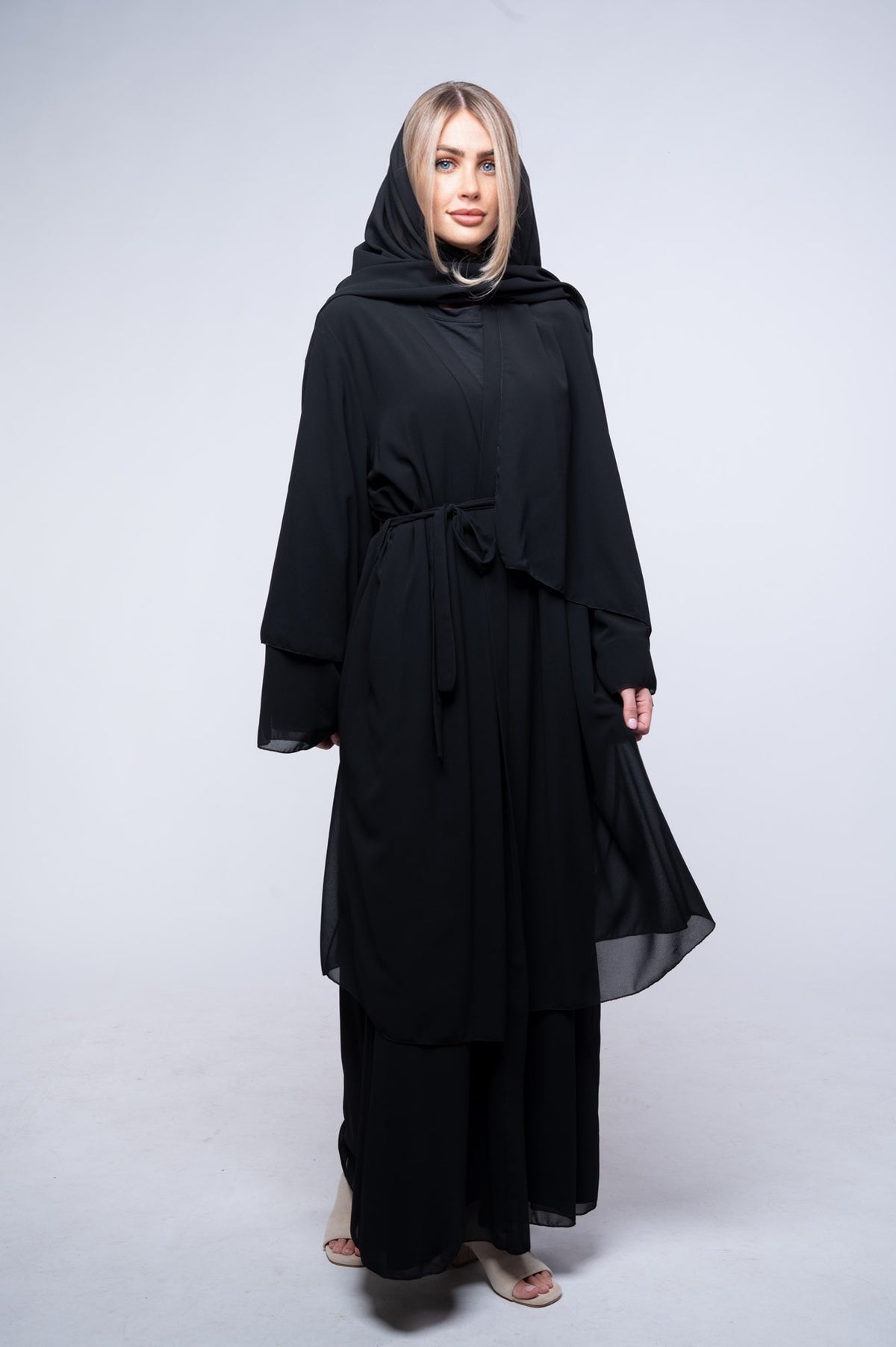 Abaya Damascus with hijab