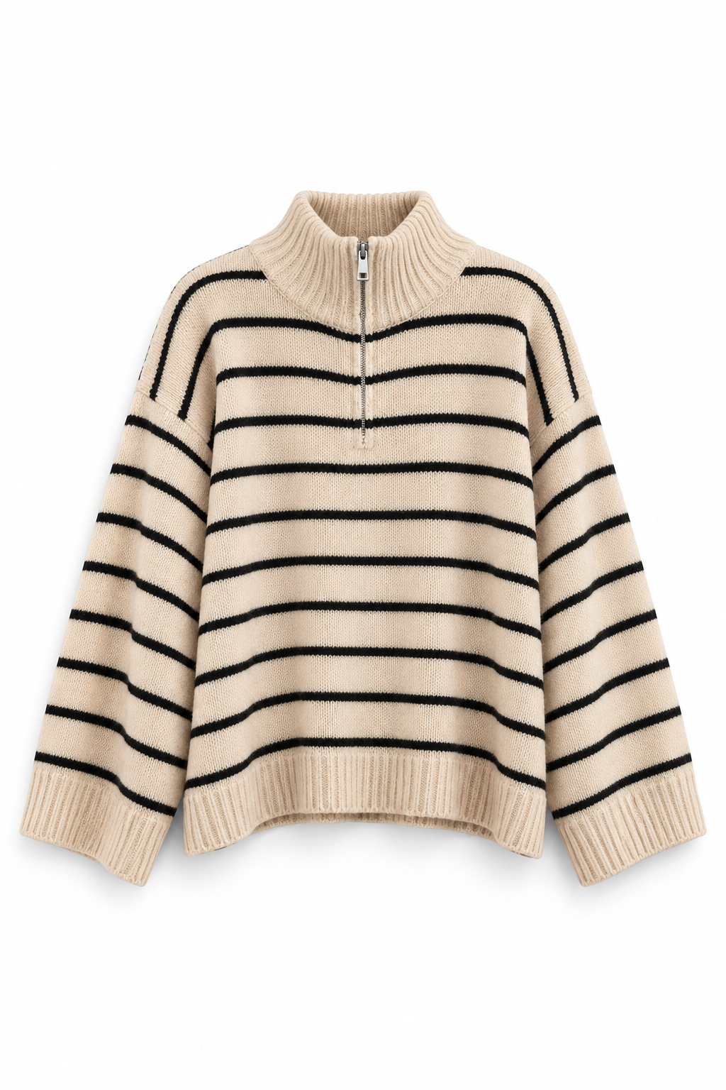 Lina Stripe Knit Pullover