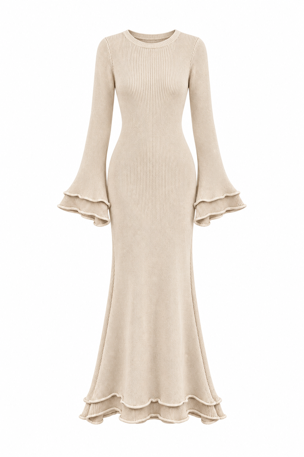 Layla Ruffle Knit Dress