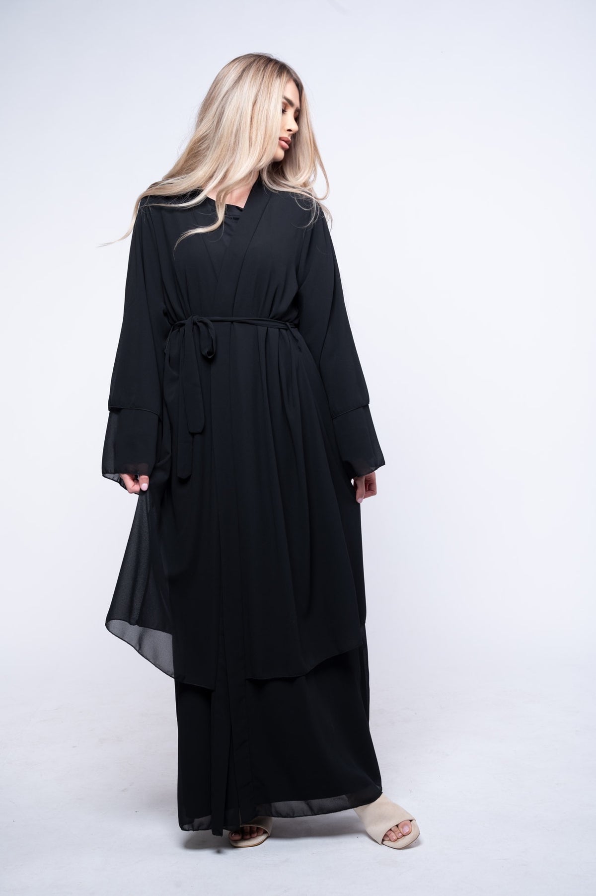 Abaya Damaskus mit Hijab